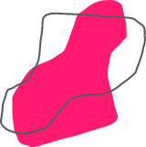 Red Abstract Shape