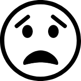 Worried Smiley Face