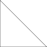 Thin Right Triangle