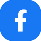 Solid Blue Facebook