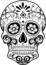 Crown Sugar Skull